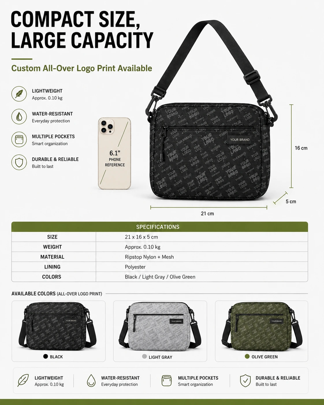 Compact Size and Capacity