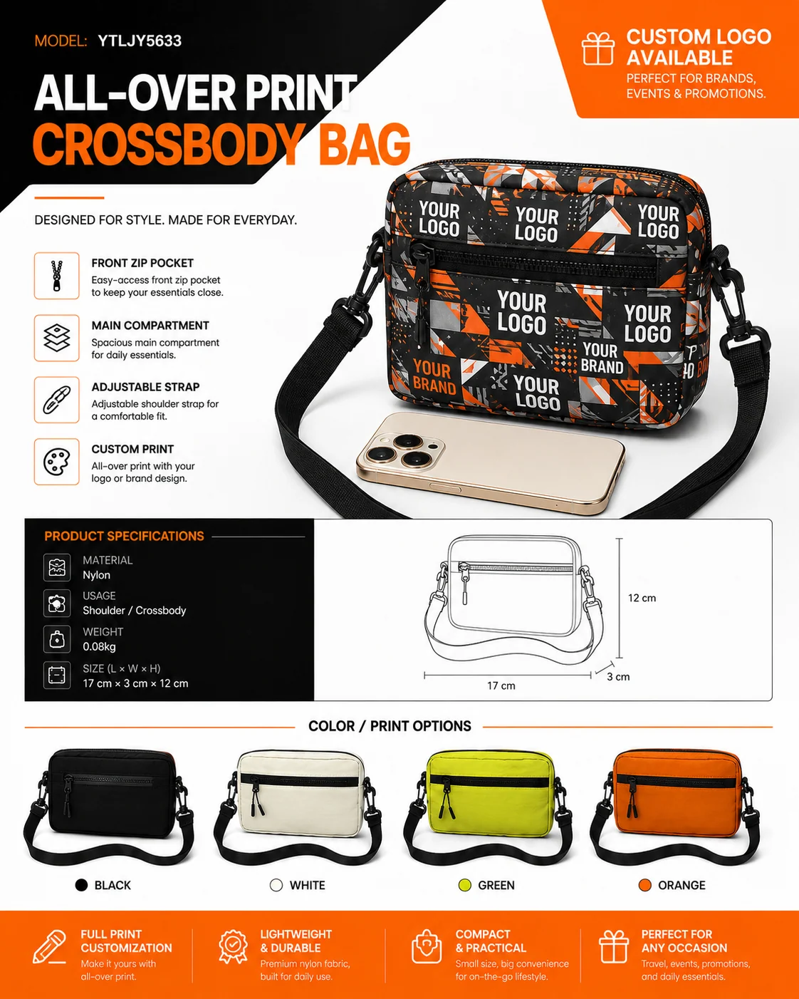 Specifications and Colors